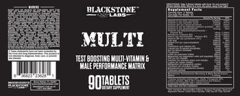 Blackstone Labs Multi - supplement