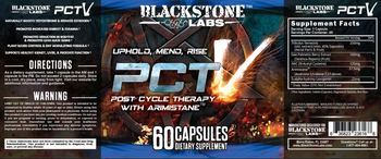Blackstone Labs PCT V - supplement