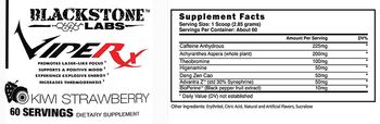 Blackstone Labs ViperX Kiwi Strawberry - supplement
