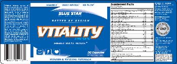 Blue Star Nutraceuticals Vitality - supplement