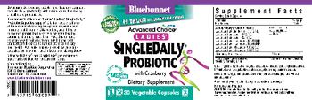 Bluebonnet Advanced Choice Ladies' SingleDaily Probiotic - supplement