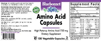 Bluebonnet Amino Acid Capsules - supplement
