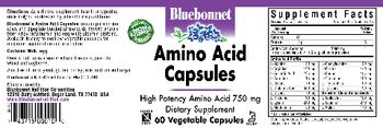 Bluebonnet Amino Acid Capsules - supplement