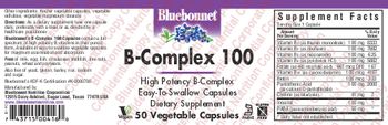 Bluebonnet B-Complex 100 - supplement