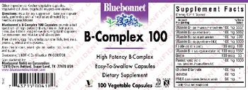 Bluebonnet B-Complex 100 - supplement