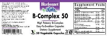 Bluebonnet B-Complex 50 - supplement