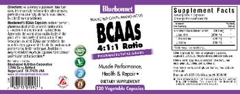 Bluebonnet BCAAs - supplement