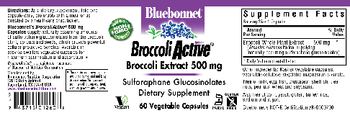 Bluebonnet BroccoliActive 500 mg - supplement
