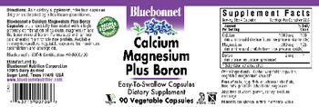 Bluebonnet Calcium Magnesium Plus Boron - supplement