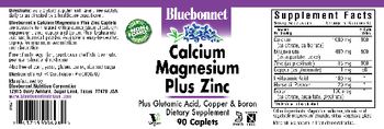 Bluebonnet Calcium Magnesium Plus Zinc - supplement