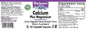 Bluebonnet Calcium Plus Magnesium - supplement