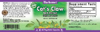 Bluebonnet Cat's Claw Bark Extract - herbal supplement