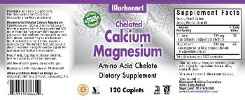 Bluebonnet Chelated Calcium Magnesium - supplement