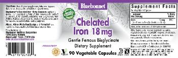 Bluebonnet Chelated Iron 18 mg - supplement