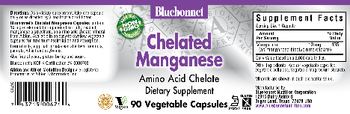 Bluebonnet Chelated Manganese - supplement