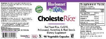 Bluebonnet CholesteRice - supplement