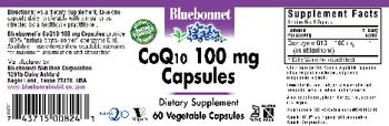 Bluebonnet CoQ10 100 mg Capsules - supplement