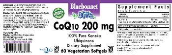 Bluebonnet CoQ10 200 mg - supplement