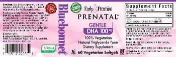Bluebonnet Early Promise Prenatal Gentle DHA 100 mg - supplement