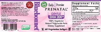 Bluebonnet Early Promise Prenatal Gentle DHA 200 mg - supplement
