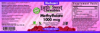 Bluebonnet EarthSweet Chewables CelluarActive Methylfolate 1000 mcg Natural Raspberry Flavor - supplement
