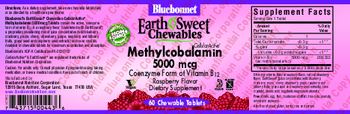 Bluebonnet EarthSweet Chewables CellularActive Methylcobalamin 5000 mcg Raspberry Flavor - supplement