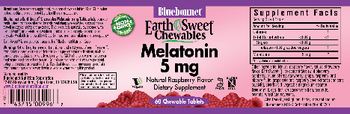 Bluebonnet EarthSweet Chewables Melatonin 5 mg Natural Raspberry Flavor - supplement