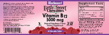 Bluebonnet EarthSweet Chewables Vitamin B12 5000 mcg Natural Raspberry Flavor - supplement
