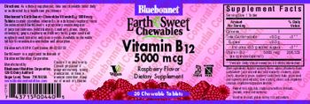 Bluebonnet EarthSweet Chewables Vitamin B12 5000 mcg Raspberry Flavor - supplement