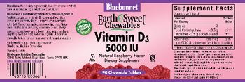 Bluebonnet EarthSweet Chewables Vitamin D3 5000 IU Natural Raspberry Flavor - supplement