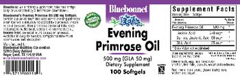 Bluebonnet Evening Primrose Oil 500 mg - supplement