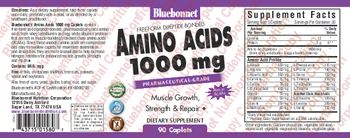 Bluebonnet Free-Form Dipeptide-Bonded Amino Acids 1000 mg - supplement