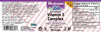 Bluebonnet Full Spectrum Vitamin E Complex - supplement