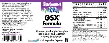 Bluebonnet GSX Formula - supplement