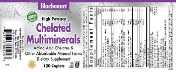 Bluebonnet High Potency Chelated Multiminerals - supplement