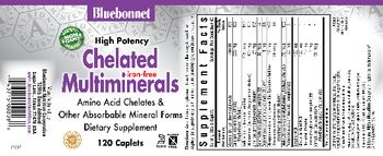 Bluebonnet High Potency Iron Free Chelated Multiminerals - supplement