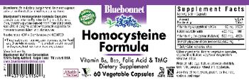 Bluebonnet Homocysteine Formula - supplement
