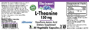 Bluebonnet L-Theanine 150 mg - supplement
