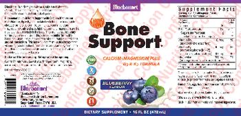 Bluebonnet Liquid Bone Support Blueberry Flavor - supplement