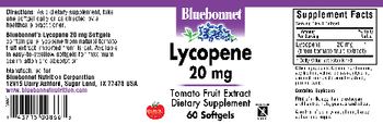 Bluebonnet Lycopene 20 mg - supplement