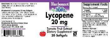 Bluebonnet Lycopene 20 mg - supplement