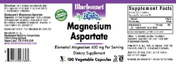 Bluebonnet Magnesium Aspartate - supplement