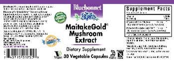 Bluebonnet MaitakeGold Mushroom Extract - supplement