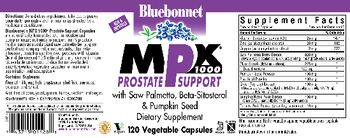 Bluebonnet MPX 1000 Prostate Support - supplement