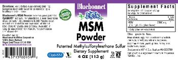 Bluebonnet MSM Powder - 