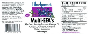 Bluebonnet Multi-EFA's - supplement