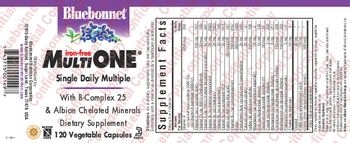 Bluebonnet Multi One Iron-Free - supplement