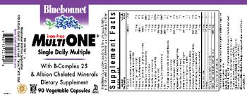 Bluebonnet Multi One Iron-Free - supplement