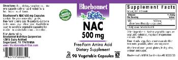 Bluebonnet NAC 500 mg - supplement