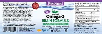 Bluebonnet Natural Omega-3 Brain Formula - supplement